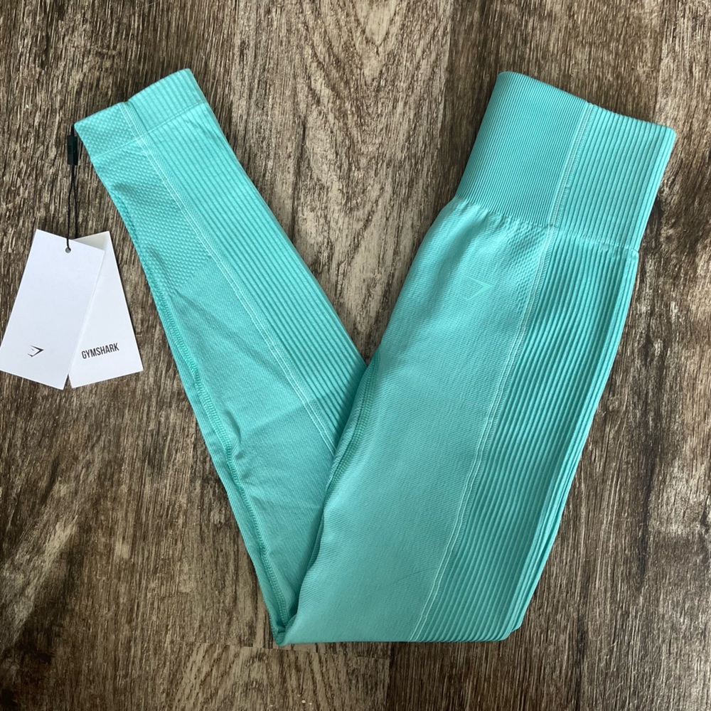 Gymshark Ultra Seamless Leggings in Spearmint Green, XS | NEW WITH TAGS